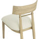 Florian Light Oak / Geralt Linen Dining Chair